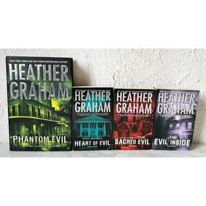 Heather Graham Krewe of Hunters 2011 Books 1-4 Hardcover Paperback Phantom Evil+